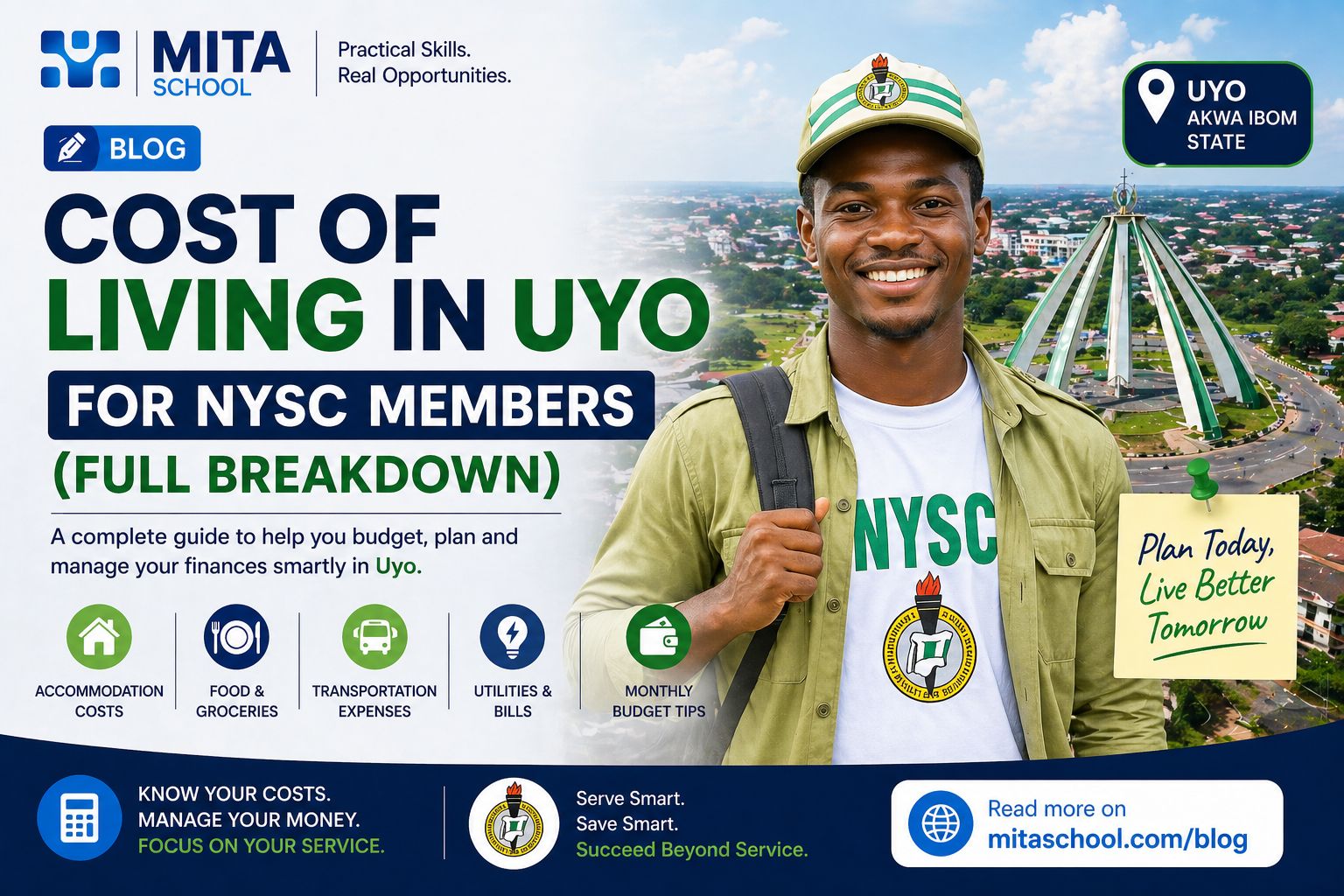 Cost of Living in Uyo for NYSC Members (Full Breakdown)