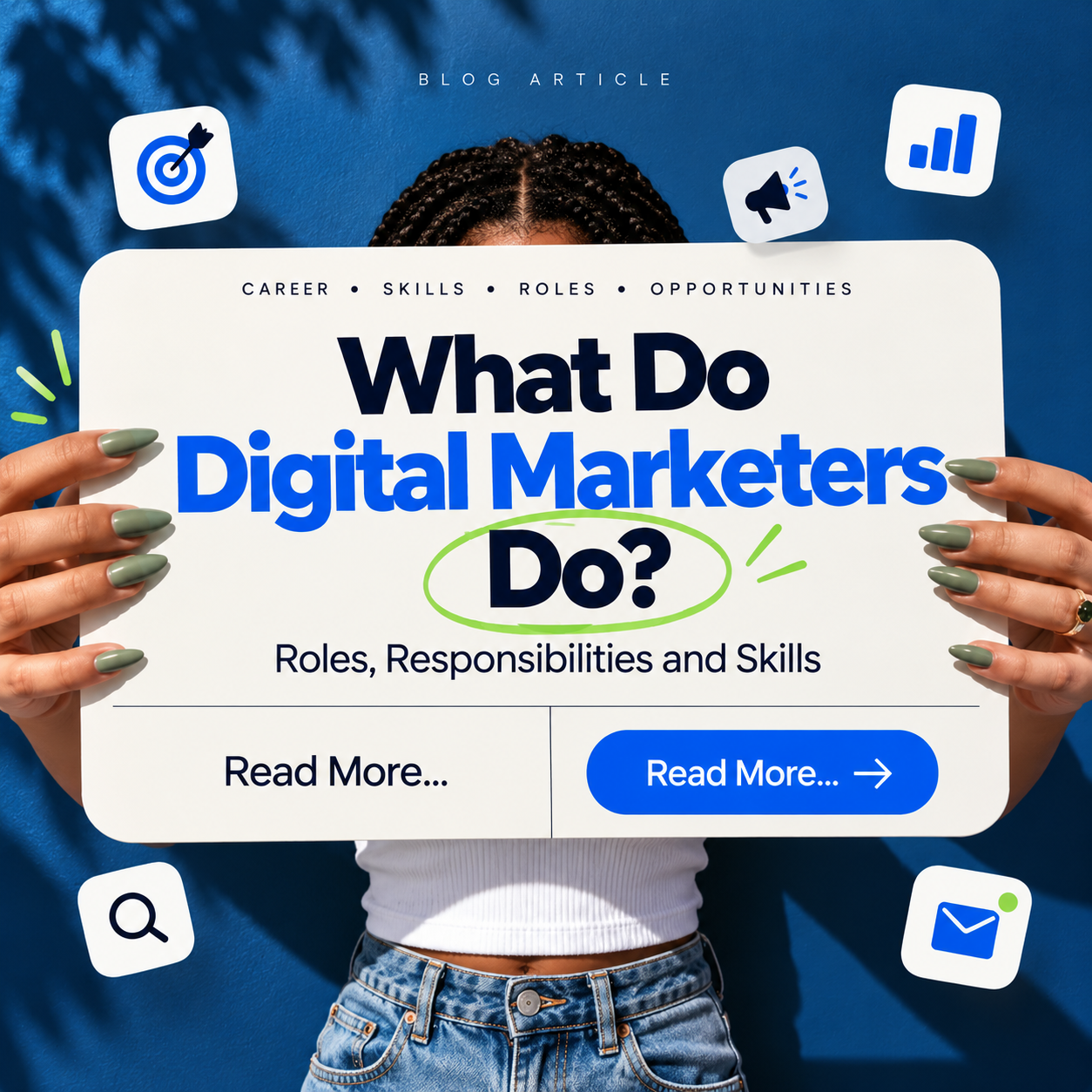 what do digital marketers do
